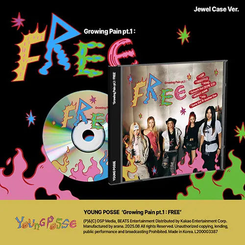 Growing Pain pt.1: FREE by Young Posse - Jewel Case Version