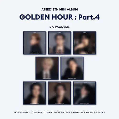 Golden Hour: Part. 4 by ATEEZ - Digipack Version