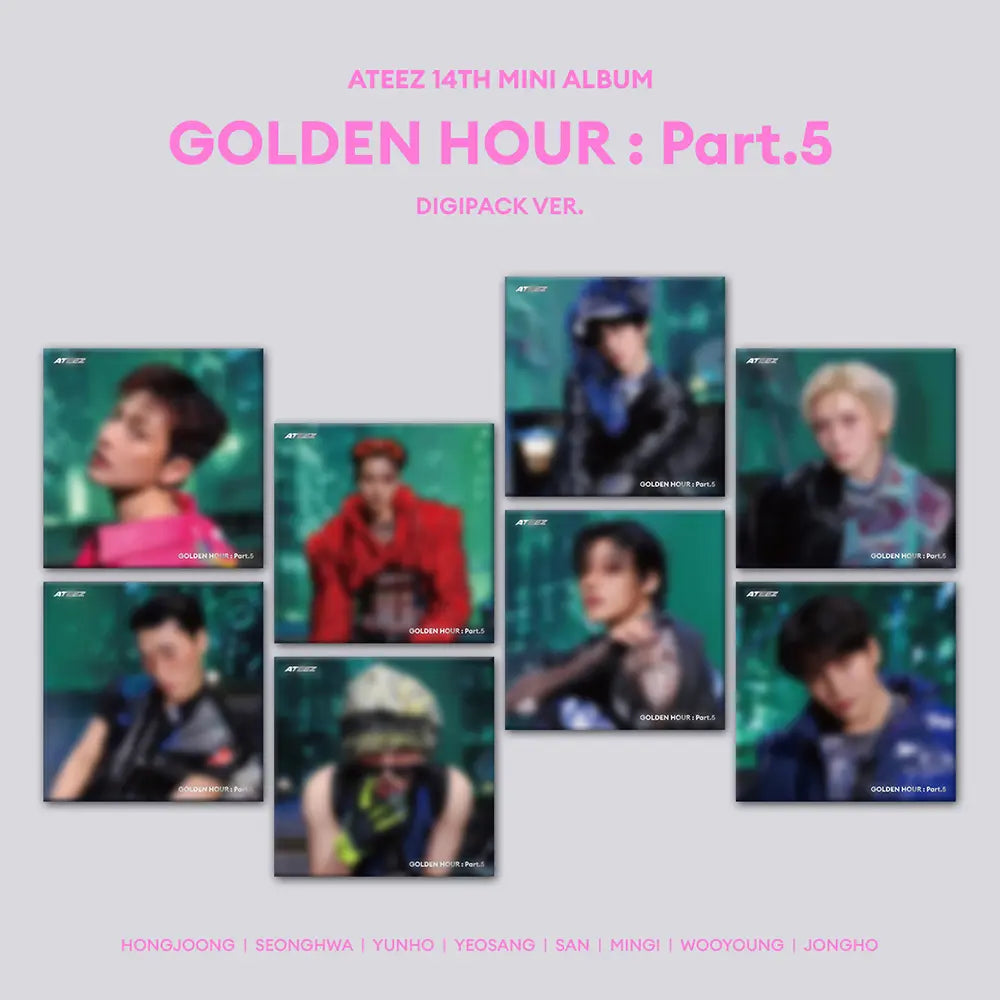 Golden Hour: Part. 5 by Ateez - Digipack Version