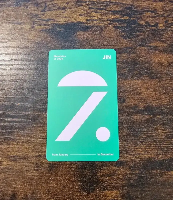 BTS 'Memories of 2020' Photocard - Jin