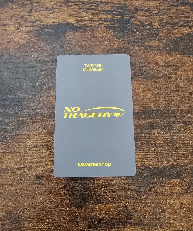 TWS 'No Tragedy' Official Weverse Pre-order Benefit Photocard - Jihoon.