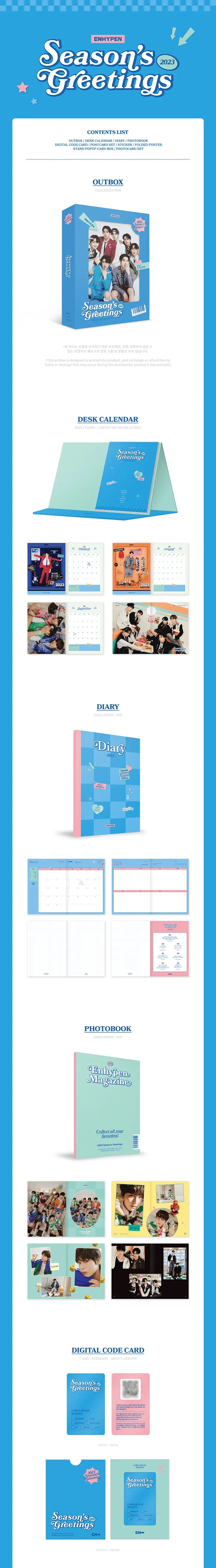 Enhypen 2023 Season's Greetings