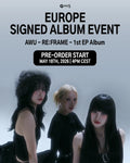 *Signed Album & Lucky Draw Event* RE:FRAME by AWU