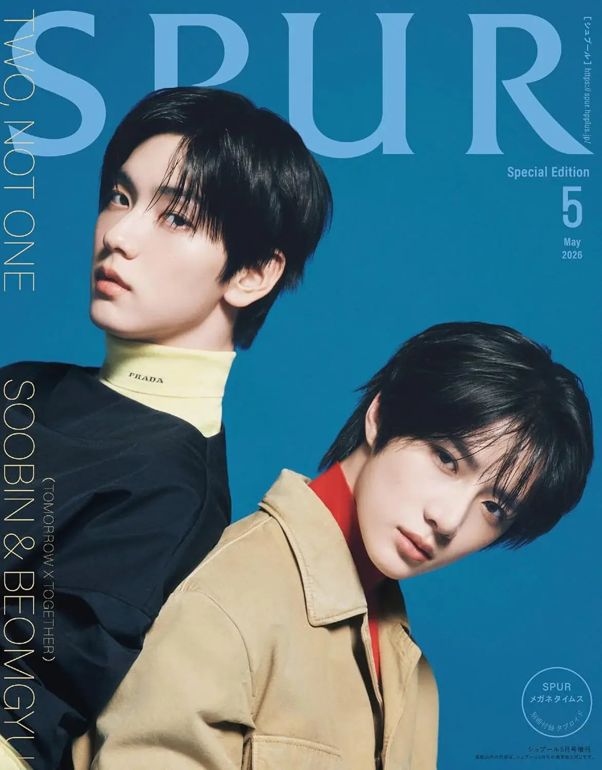 Soobin & Beomgyu (TXT) Spur Japan May 2026 Magazine Cover