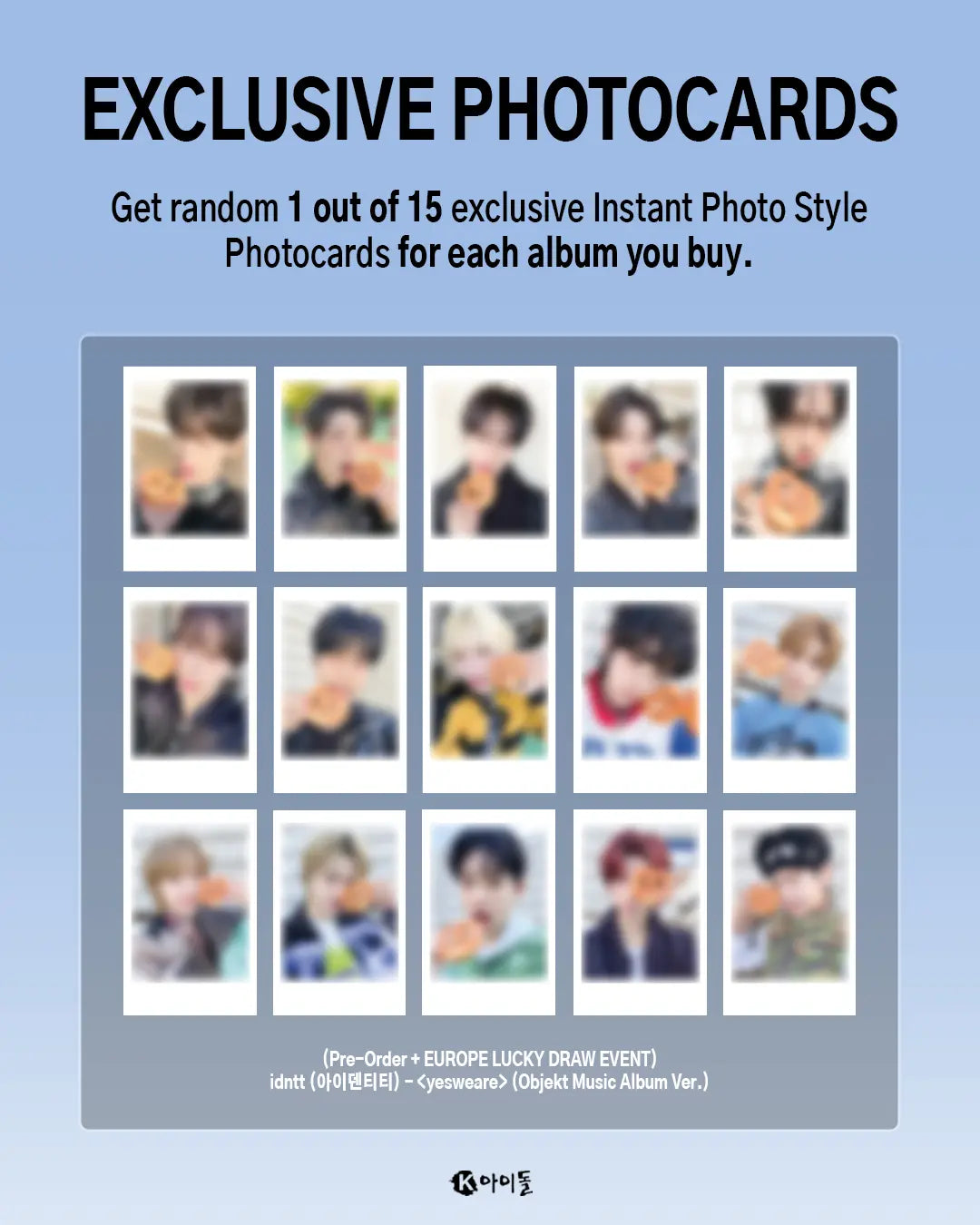 *SIGNED ALBUM & LUCKY DRAW EVENT* yesweare by idntt