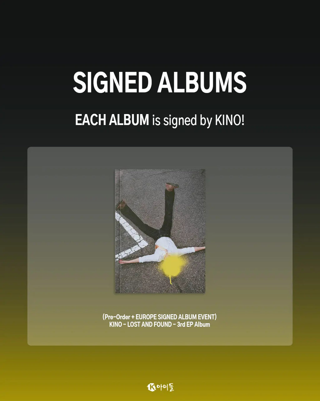 *Signed Album & Lucky Draw Event* Lost and Found by KINO