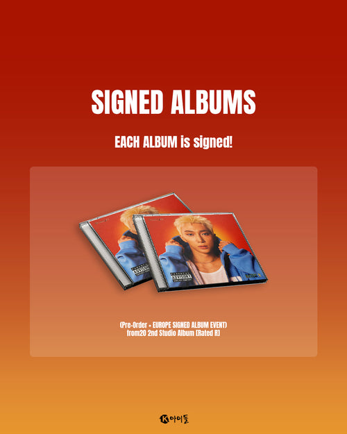 *Signed Album & Lucky Draw Event* Rated R by from20