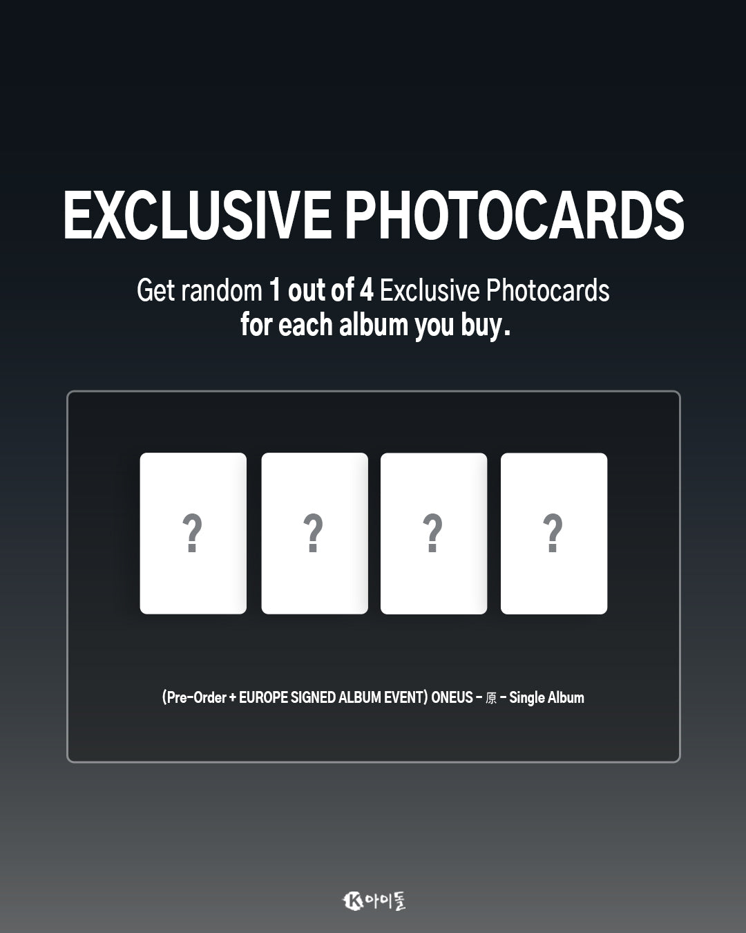 *SIGNED ALBUM & LUCKY DRAW EVENT* 原 by ONEUS