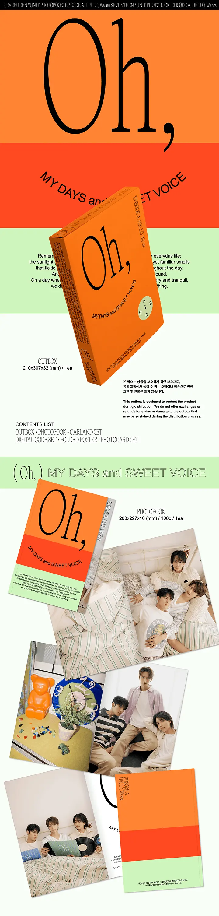 Seventeen Unit Photobook - Episode A: HELLO, We are (Jeonghan, Jun & Mingyu)