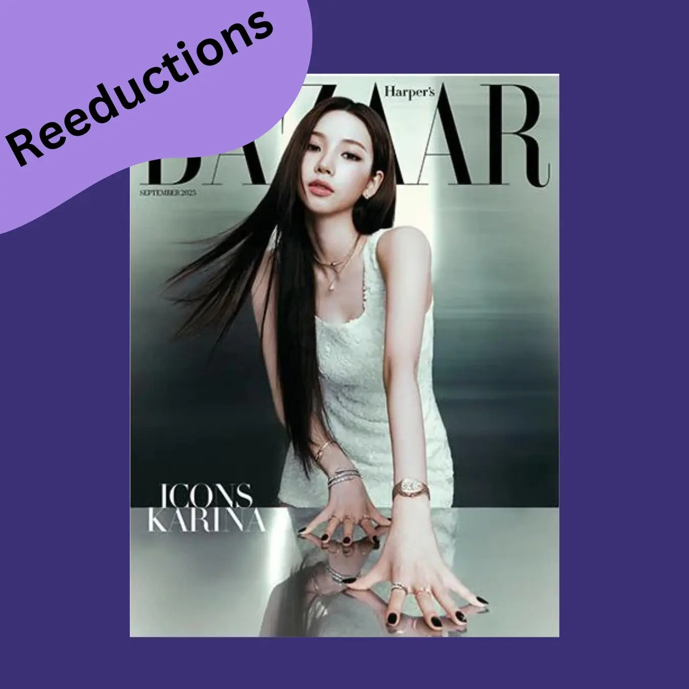 *REDUCTION ITEM* Karina (aespa) Harper's Bazaar September 2025 Magazine