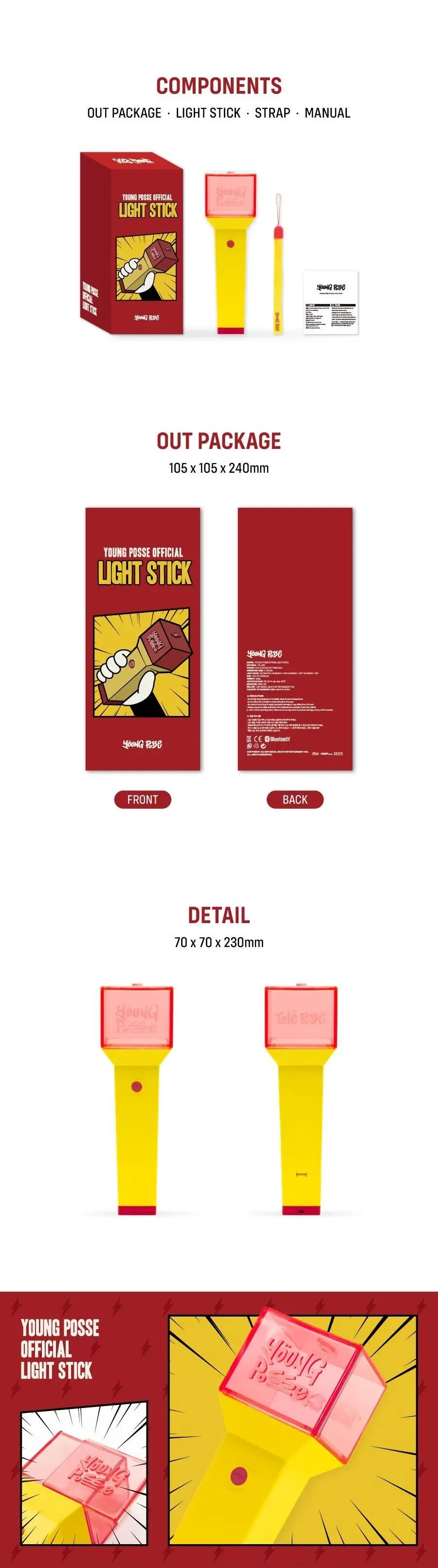 Young Posse Official Lightstick