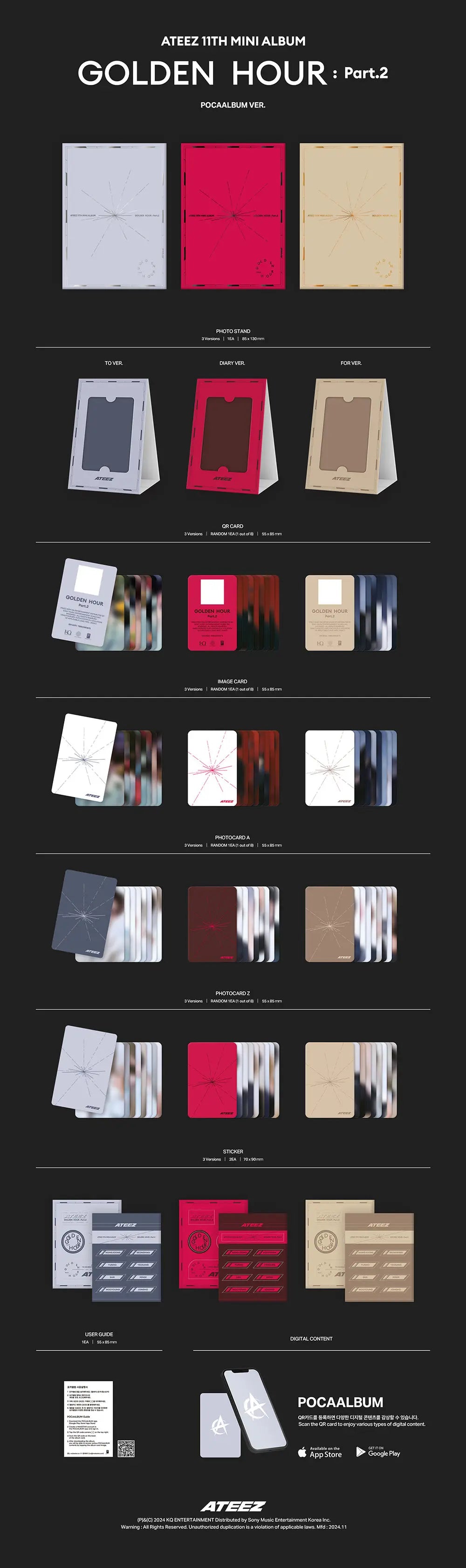 Golden Hour: Part. 2 by Ateez - Pocaalbum Version