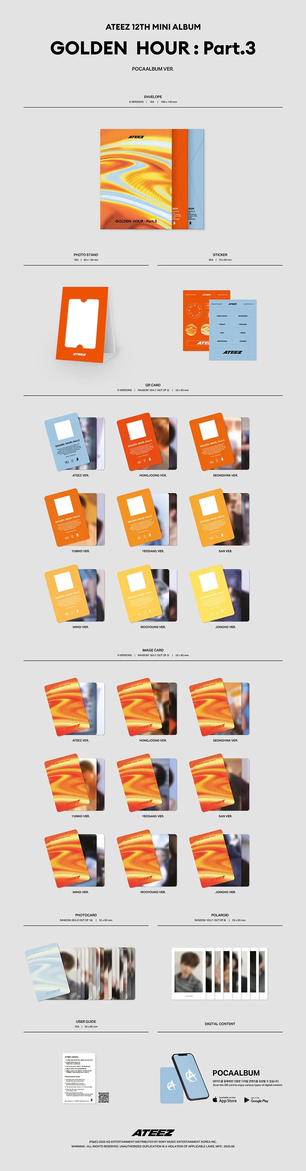 Golden Hour Part. 3 by Ateez - Pocaalbum Version