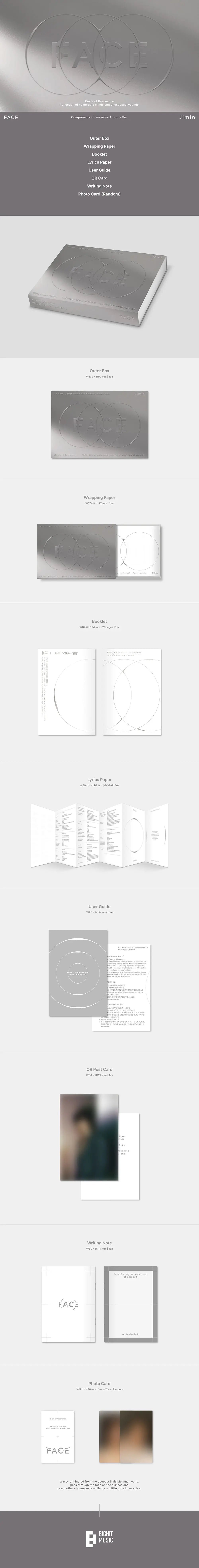 Face by Jimin (BTS) - Weverse Album Version