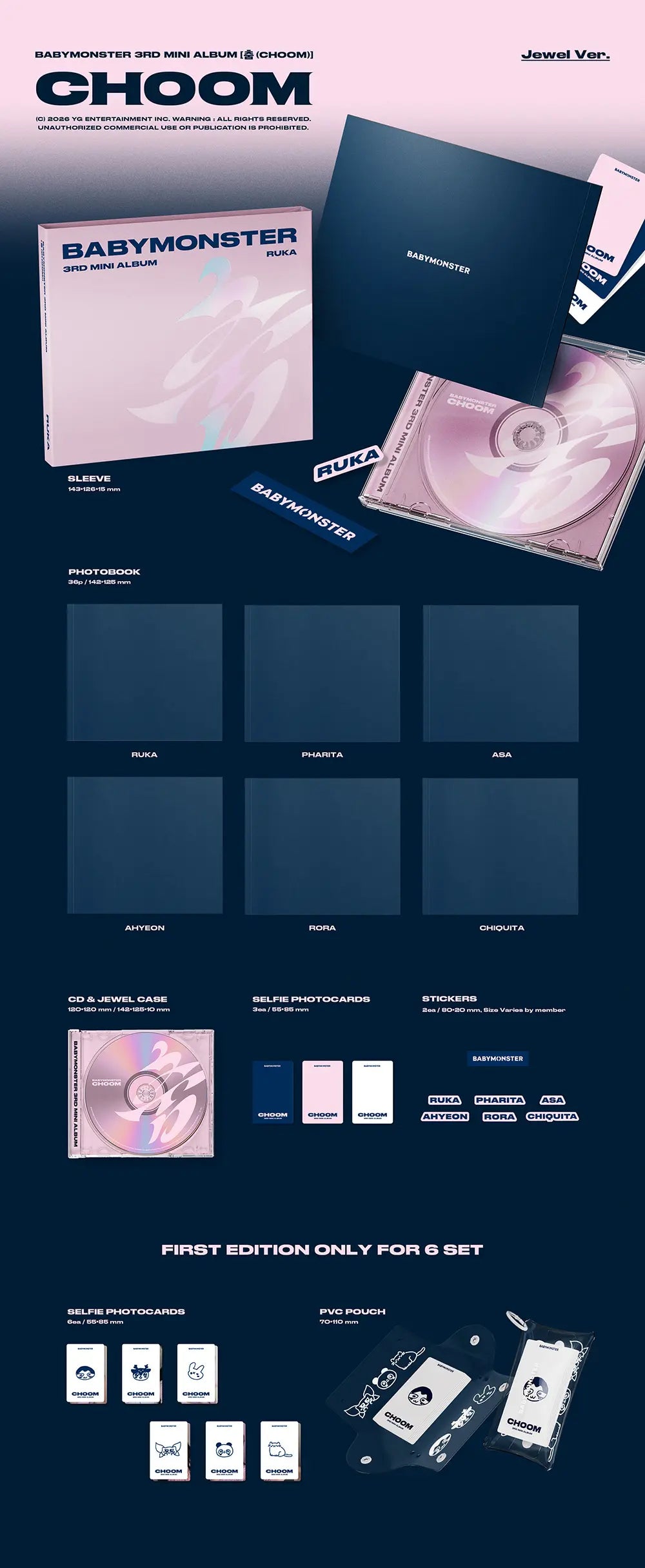 Choom by BABYMONSTER - Jewel Case Version