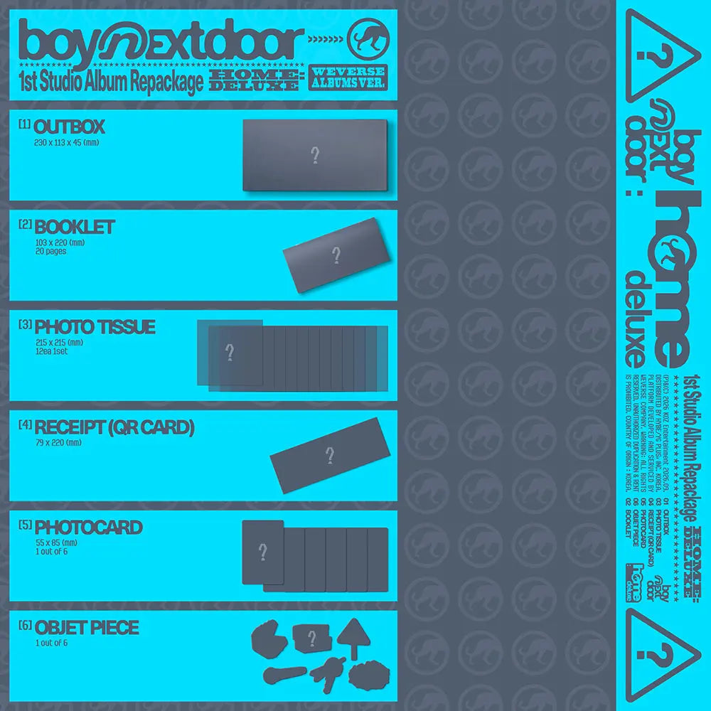 Home: Deluxe (Repackage) by BOYNEXTDOOR - Weverse Albums Version