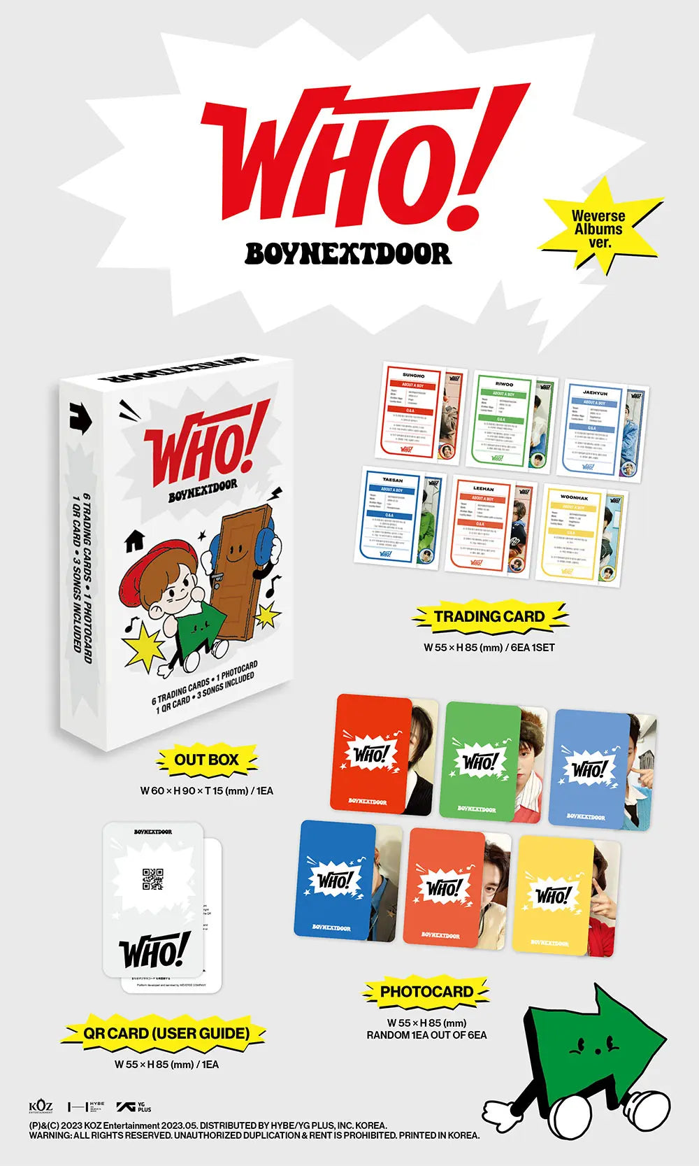 Who! by BOYNEXTDOOR - Weverse Version