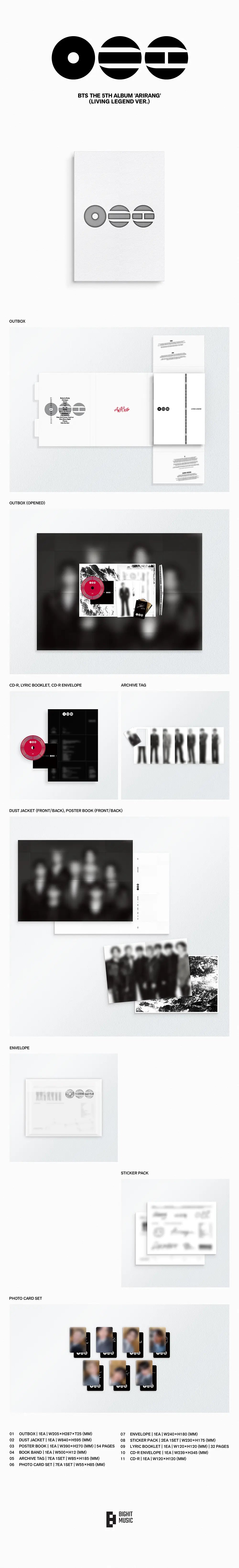 ARIRANG by BTS - Living Legend Ver.