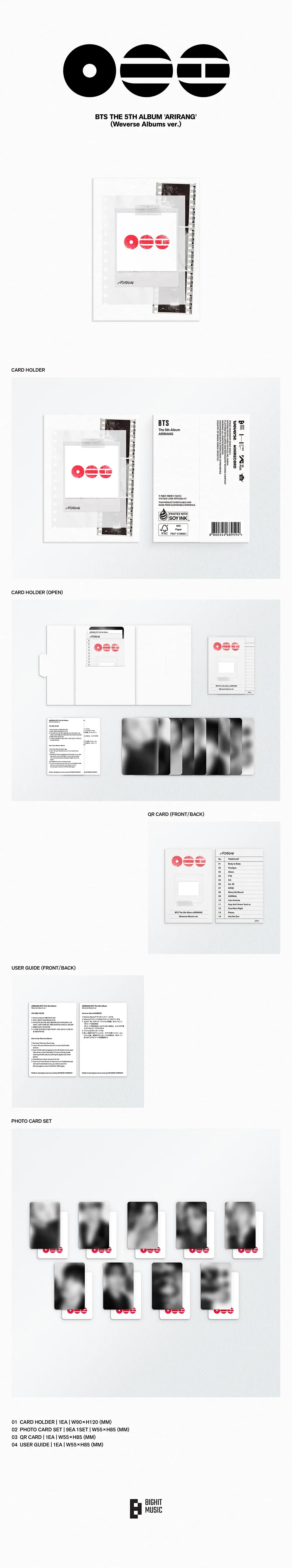 ARIRANG by BTS - Weverse Version