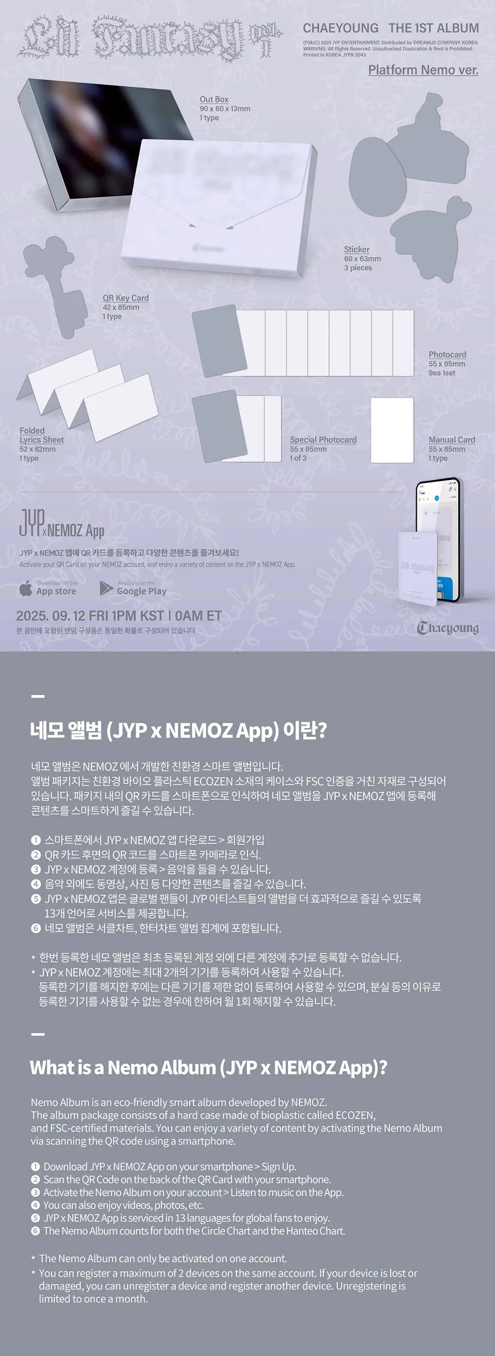 Lil Fantasy vol.1 by Chaeyoung - Platform Album Nemo Version