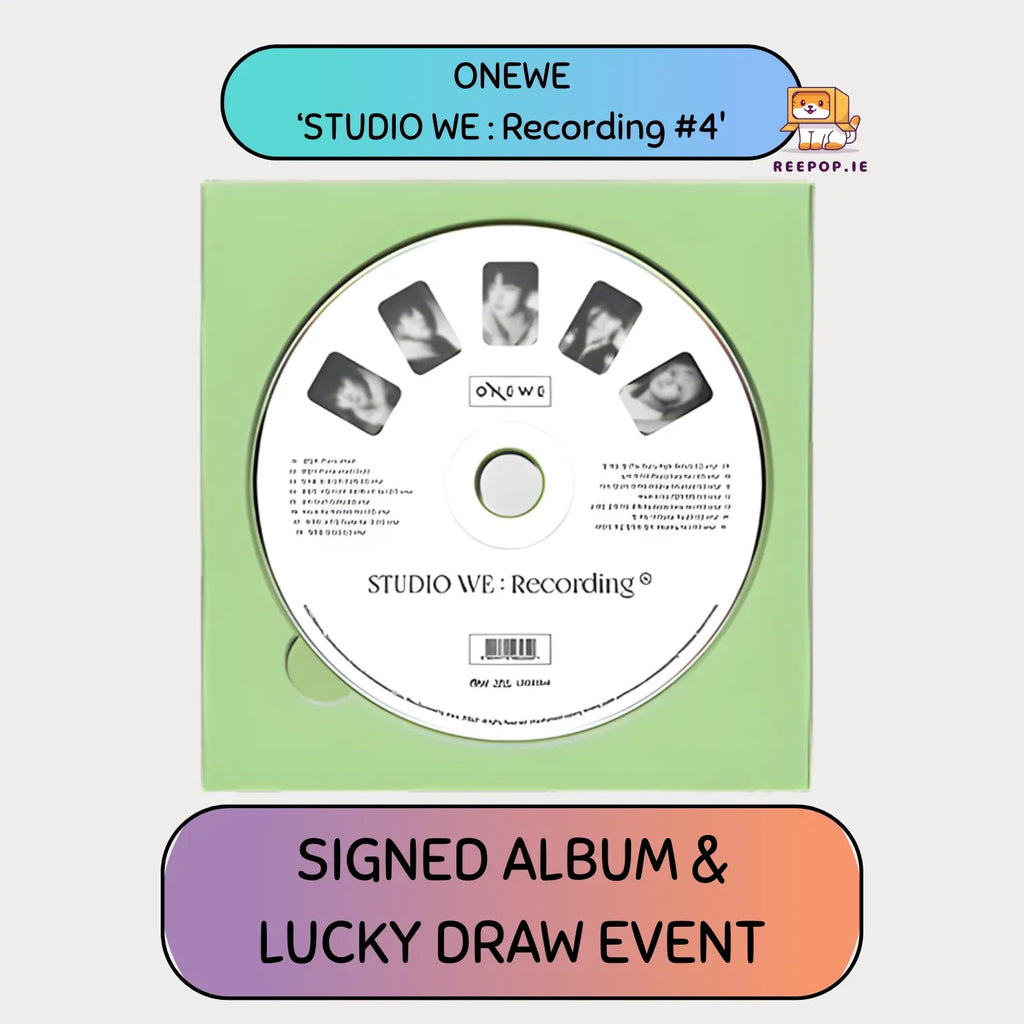 *SIGNED ALBUM & LUCKY DRAW EVENT* STUDIO WE : Recording #4 by ONEWE