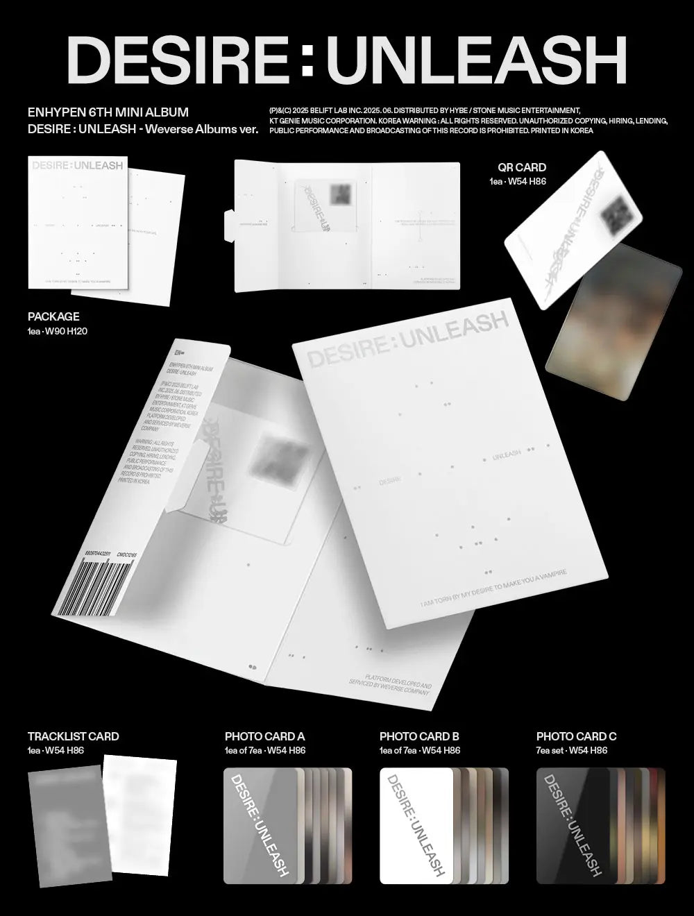 Desire: Unleash by Enhypen - Weverse Album Version