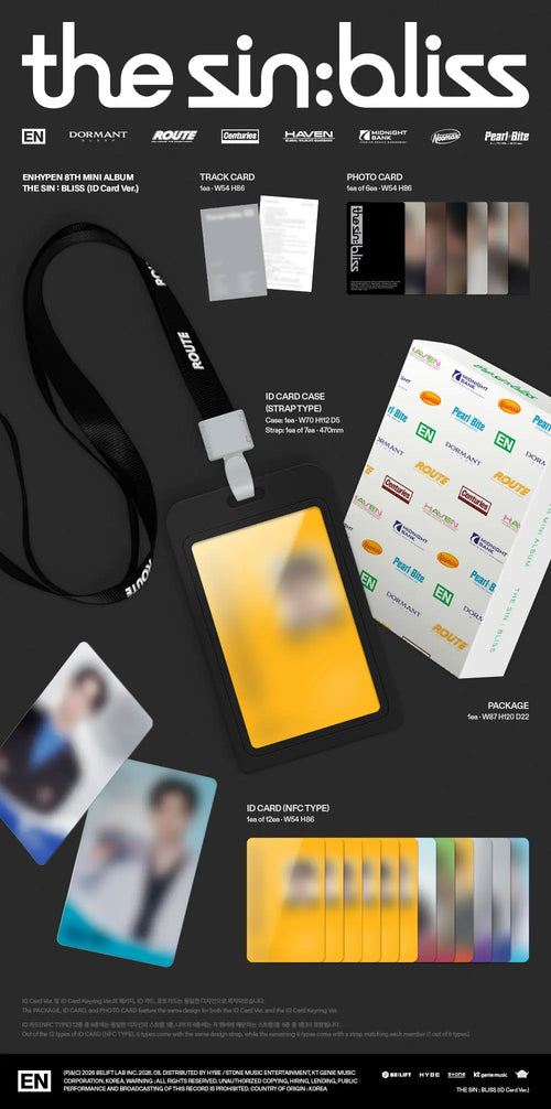 The Sin: Bliss by Enhypen - ID Card Version