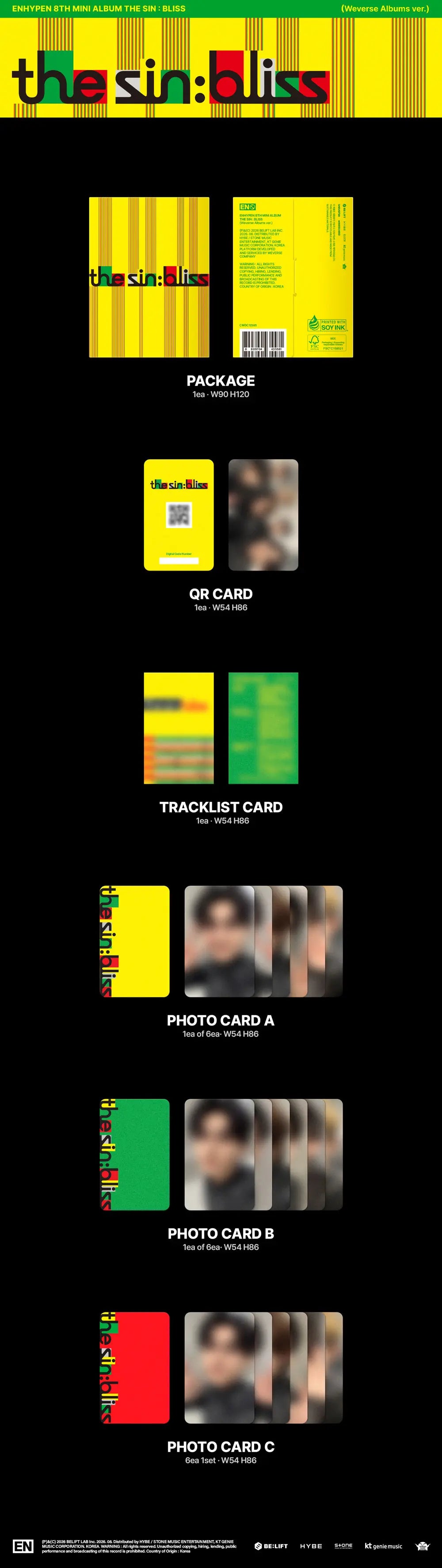 The Sin: Bliss by Enhypen - Weverse Album Version