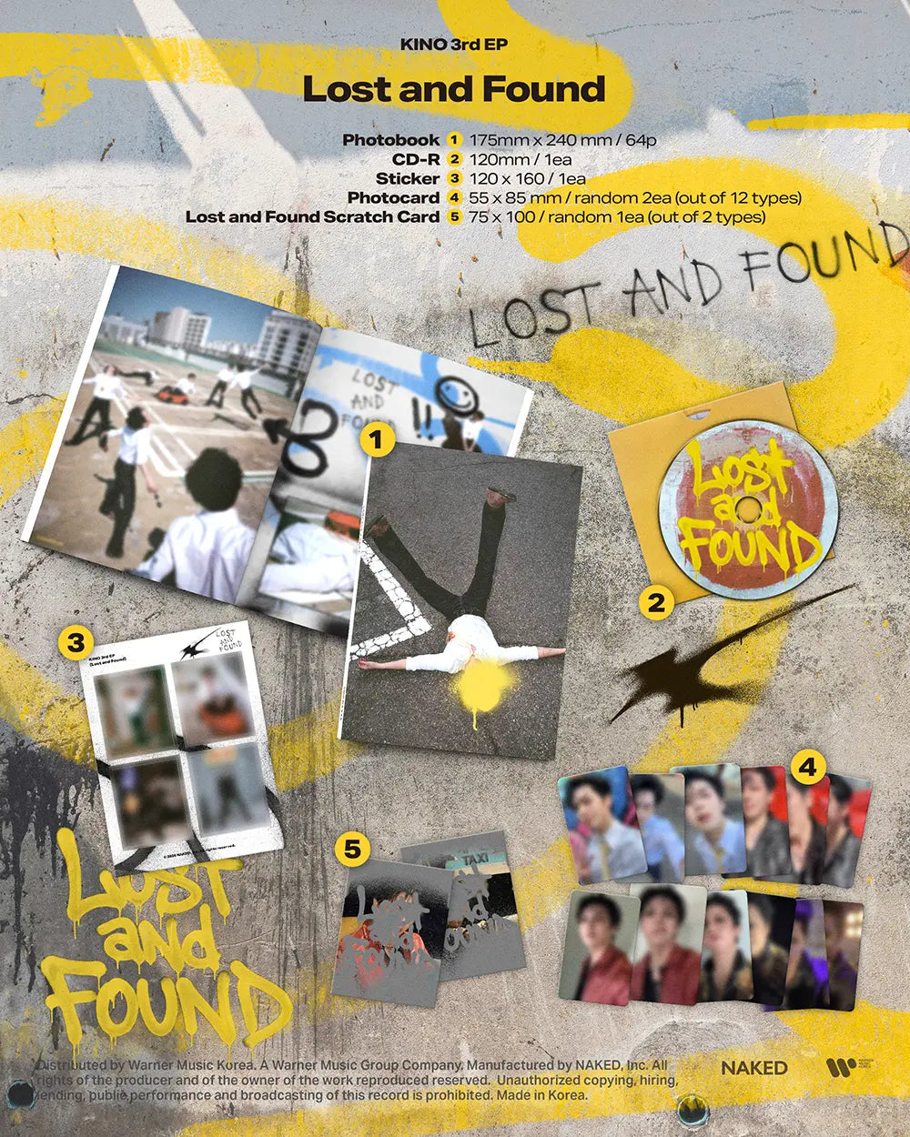 *Signed Album & Lucky Draw Event* Lost and Found by KINO