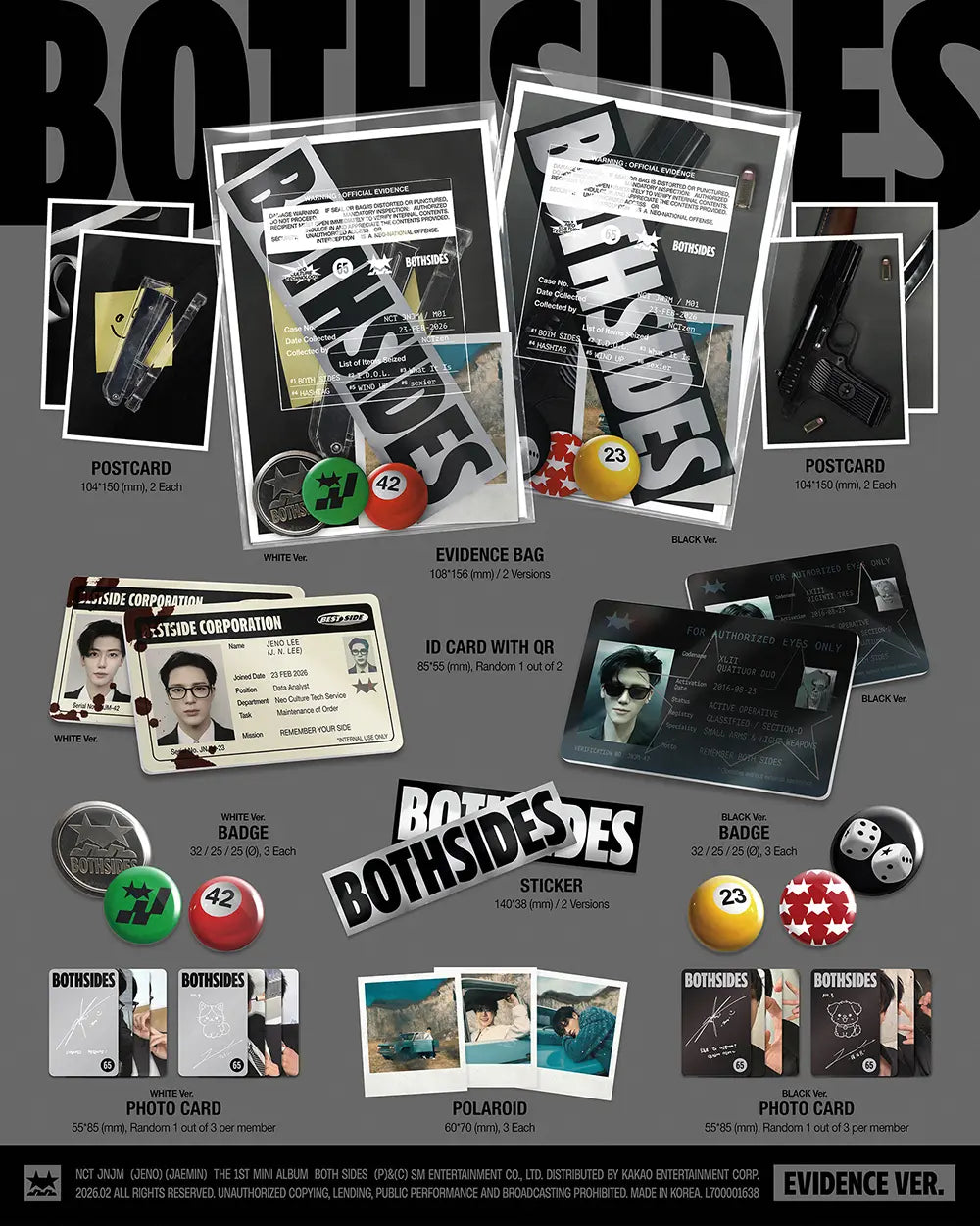 Both Sides by NCT JNJM - Smart Album, Evidence Version