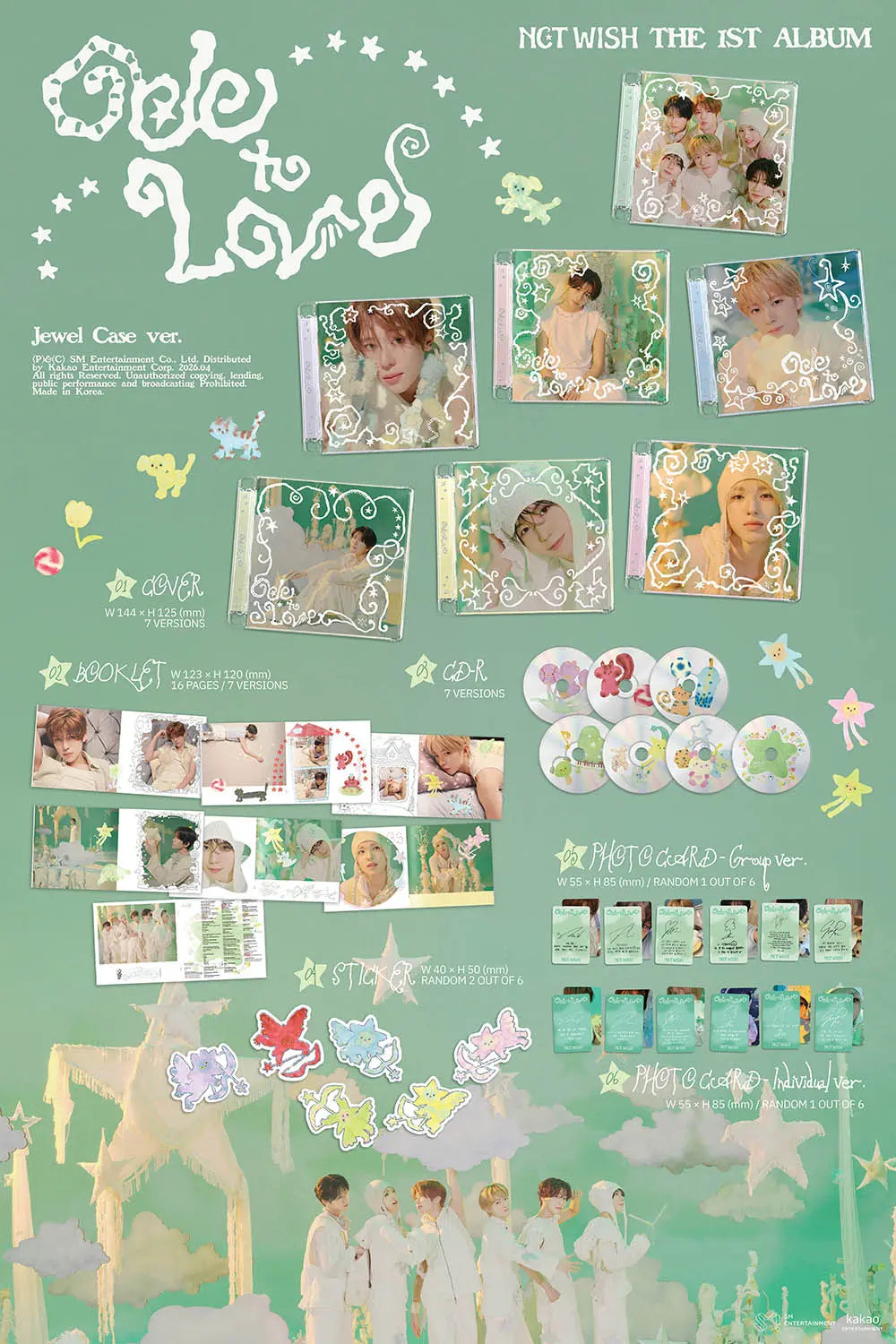 Ode to Love by NCT Wish - Jewel Case Version