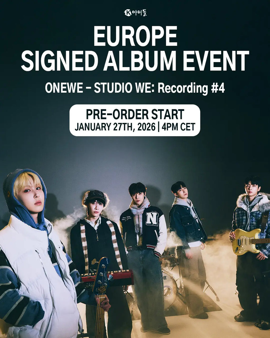 *SIGNED ALBUM & LUCKY DRAW EVENT* STUDIO WE : Recording #4 by ONEWE