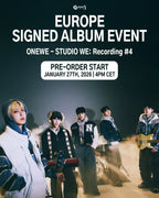*SIGNED ALBUM & LUCKY DRAW EVENT* STUDIO WE : Recording #4 by ONEWE