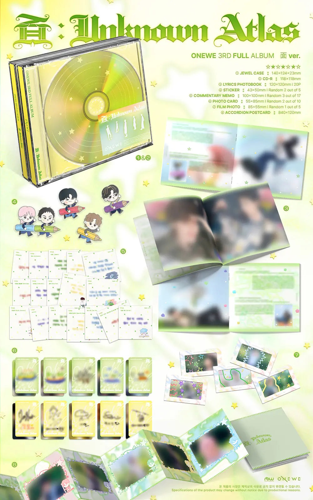 面 : Unknown Atlas BY ONEWE - 面 Version
