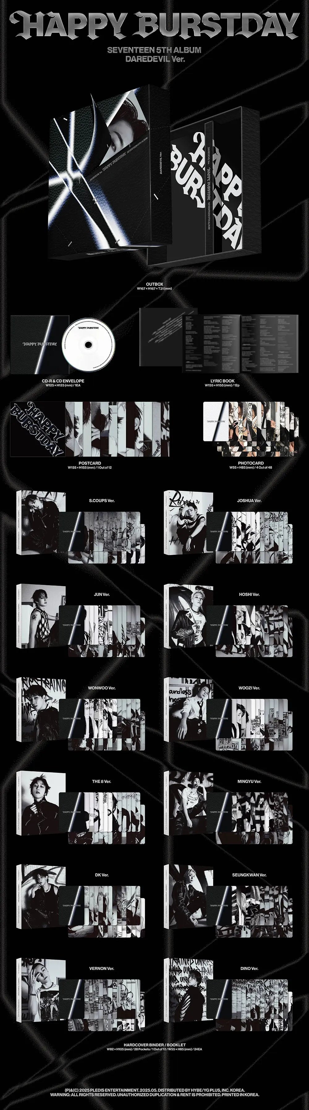 Happy Burstday by Seventeen - Daredevil Version