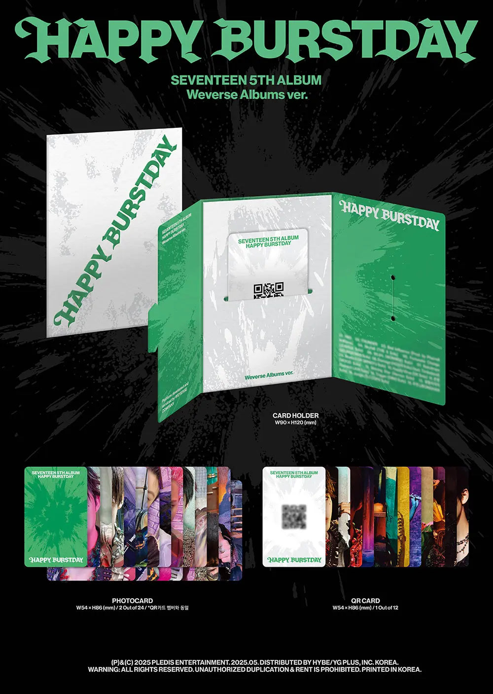 Happy Burstday by Seventeen - Weverse Album Version