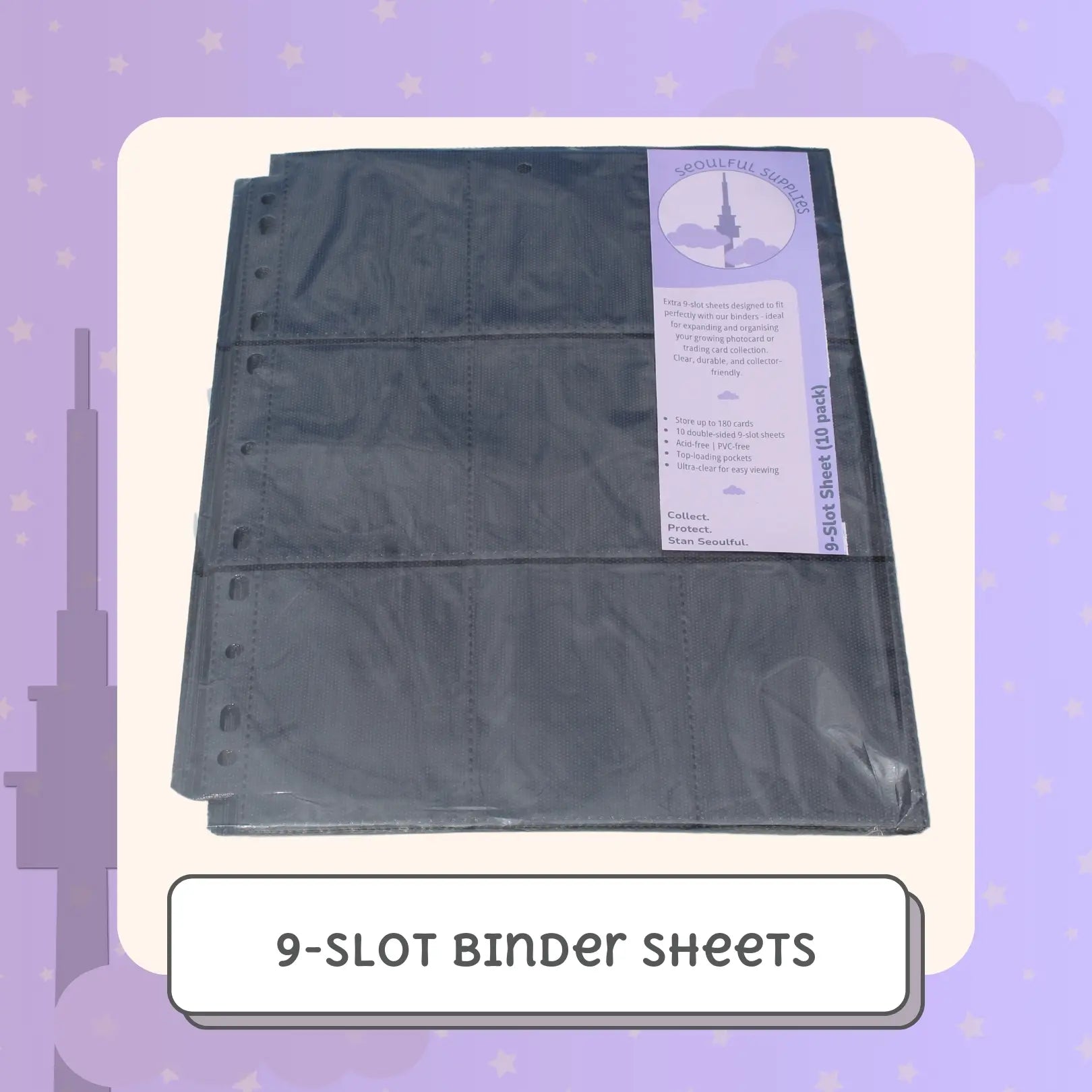 9-Slot Binder Sheets