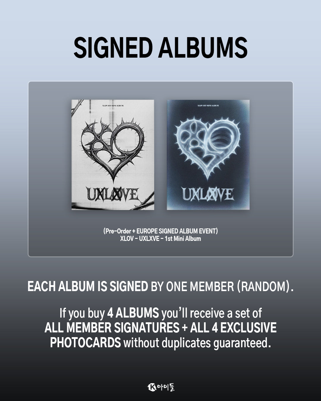 *SIGNED ALBUM & LUCKY DRAW EVENT* UXLXVE by XLOV