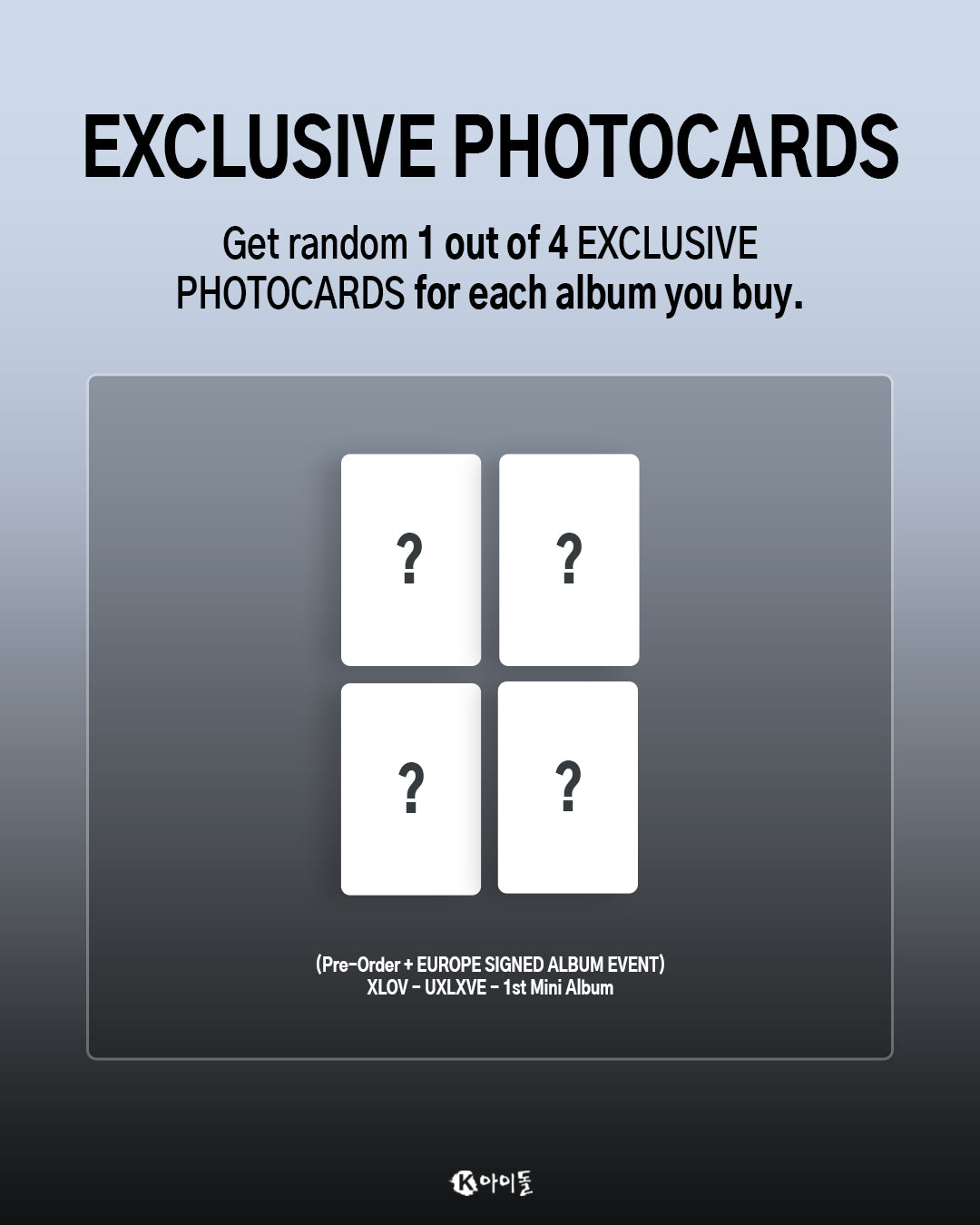 *SIGNED ALBUM & LUCKY DRAW EVENT* UXLXVE by XLOV