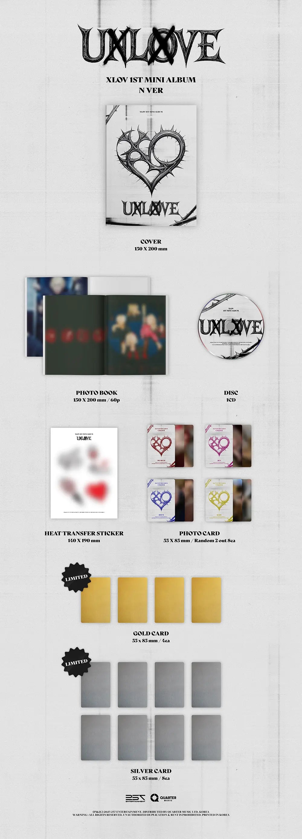 *SIGNED ALBUM & LUCKY DRAW EVENT* UXLXVE by XLOV