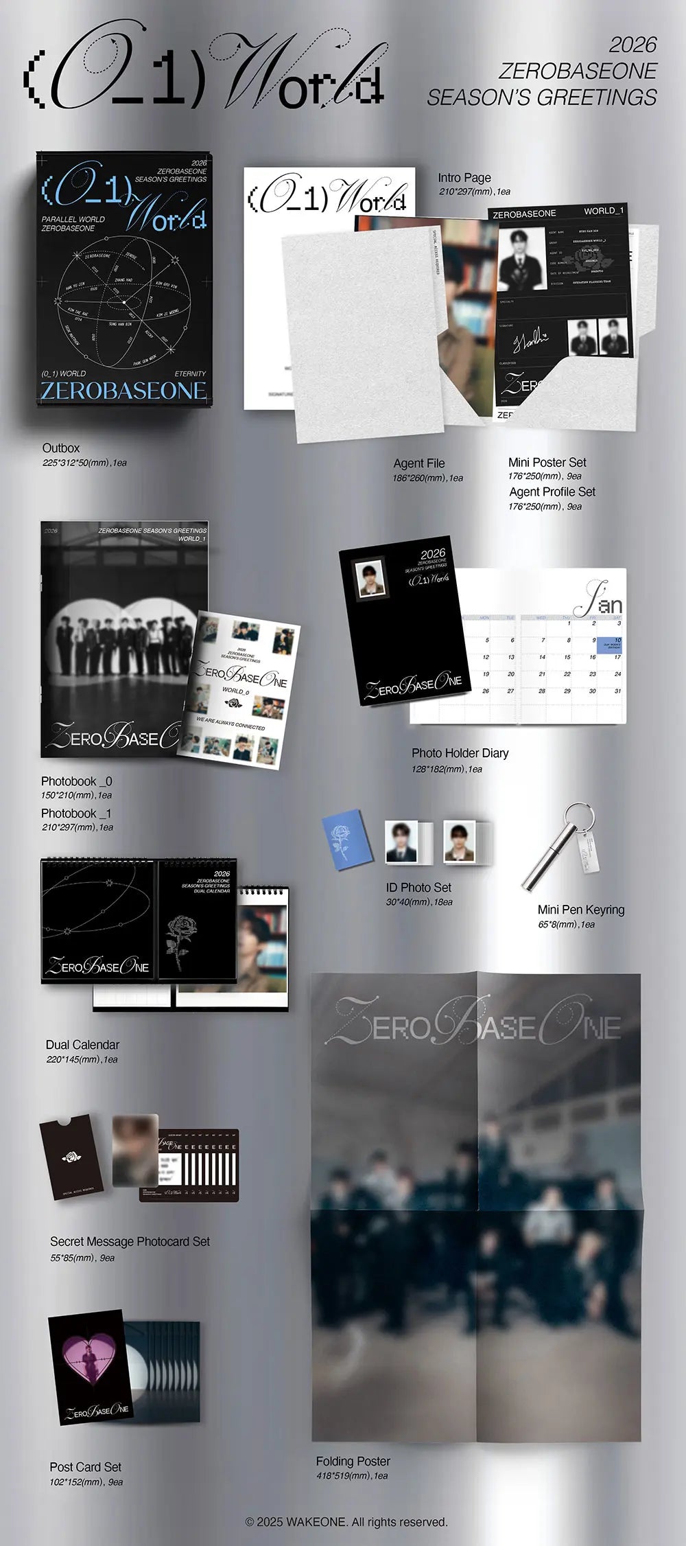 ZEROBASEONE 2026 Season's Greetings '(0_1) World'