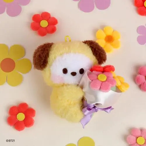 BT21 X Monopoly Collaboration minini Bouquet Plush Keyring