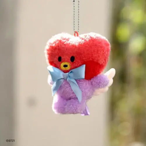 BT21 X Monopoly Collab MD - Minini Plush Keyring - Angel Version