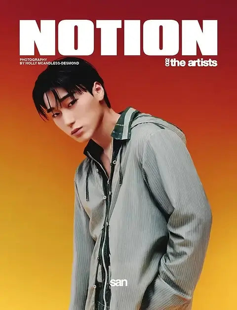 San (Ateez) Notion May 2025 Magazine Cover
