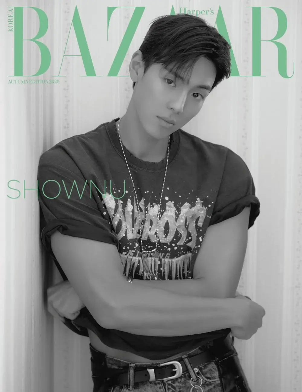 Shownu (Monsta X) Harper's Bazaar Autumn 2025 Magazine Cover