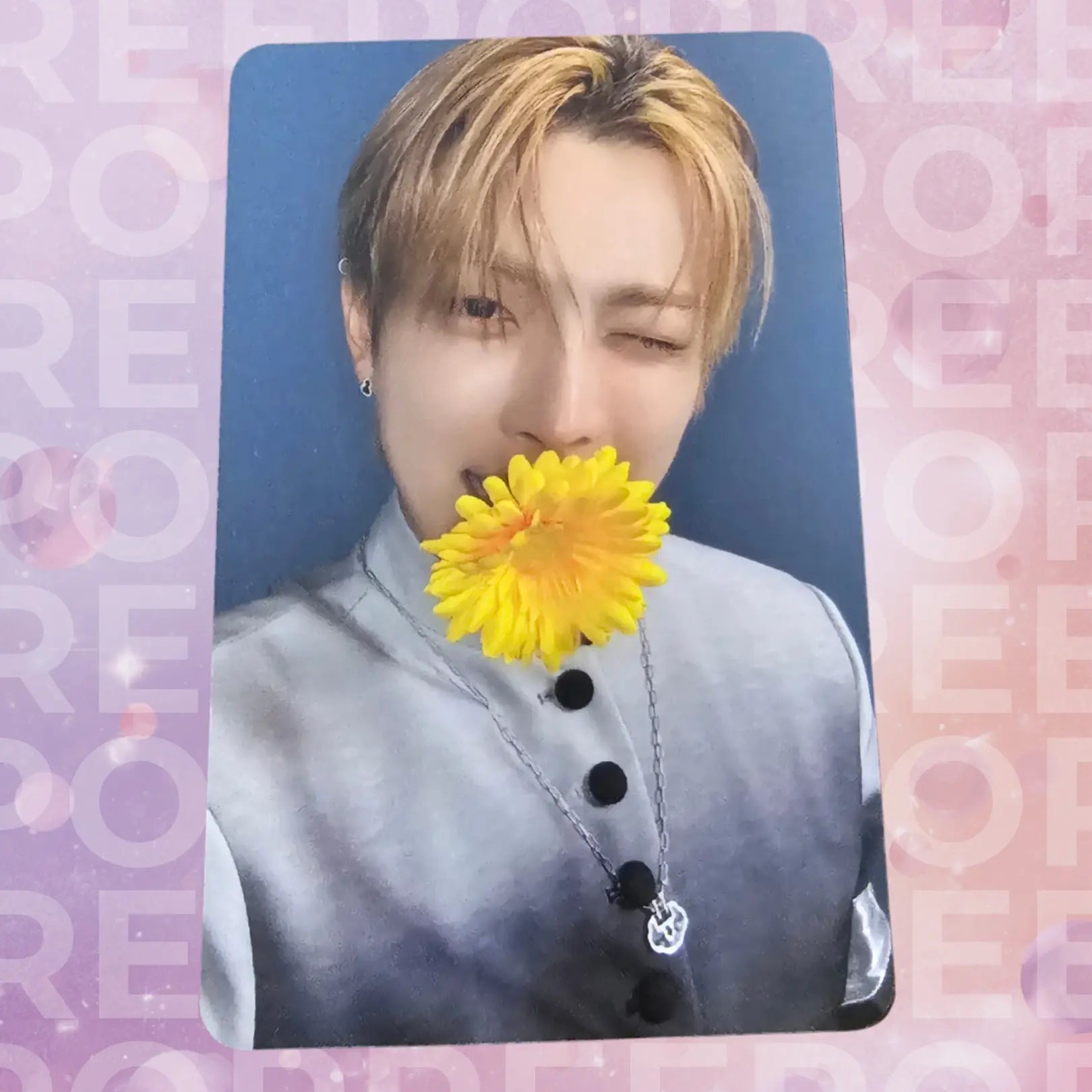 Ateez 'Golden Hour: Part. 4' Apple Music Pre-order Benefit Photocard - Hongjoong