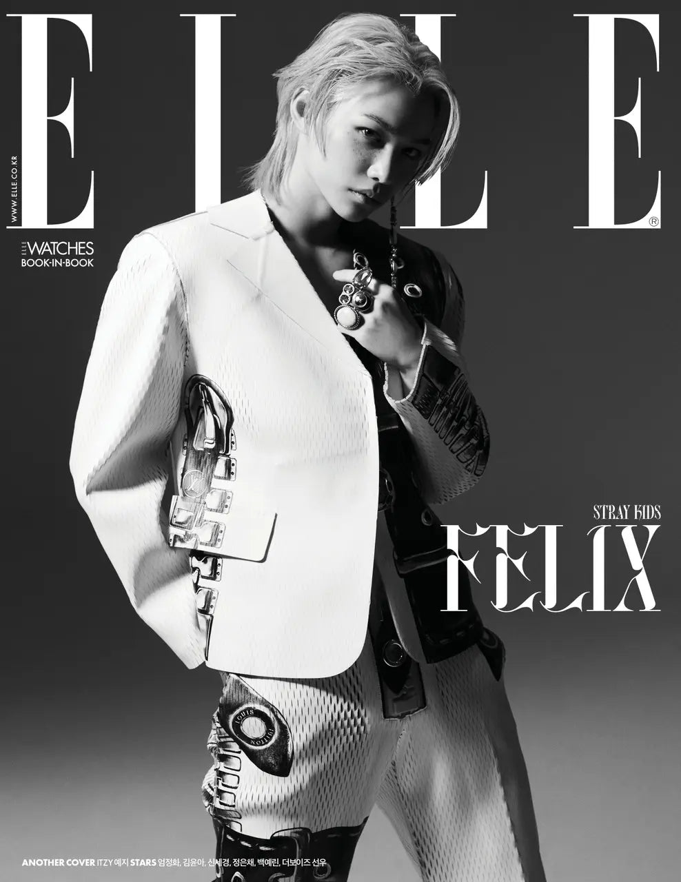Felix (Stray Kids) Elle May 2023 Magazine Cover C