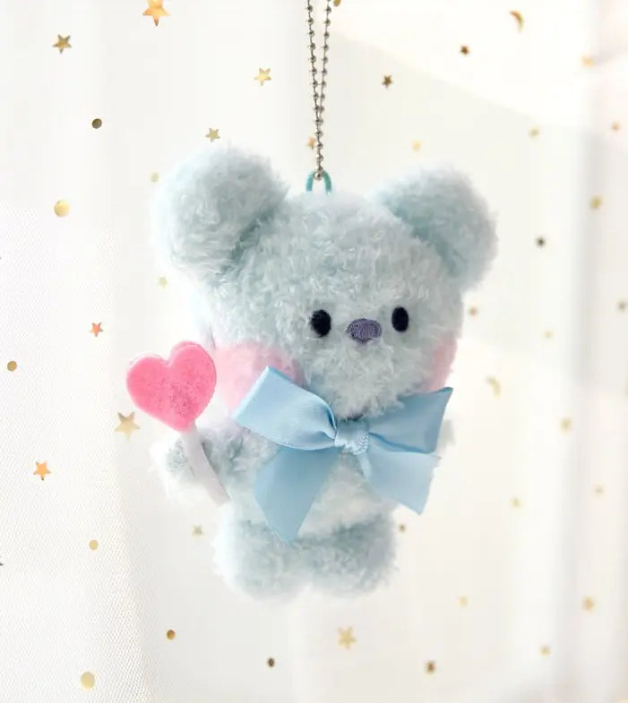 BT21 X Monopoly Collab MD - Minini Plush Keyring - Angel Version