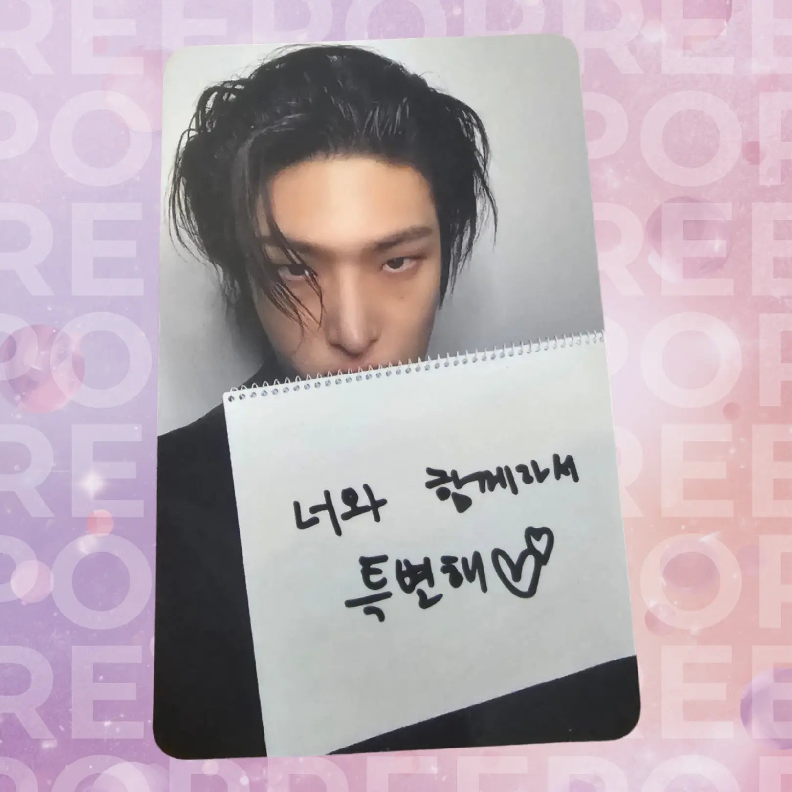 Ateez 'Golden Hour: Part. 4' Apple Music Pre-order Benefit Photocard - Mingi