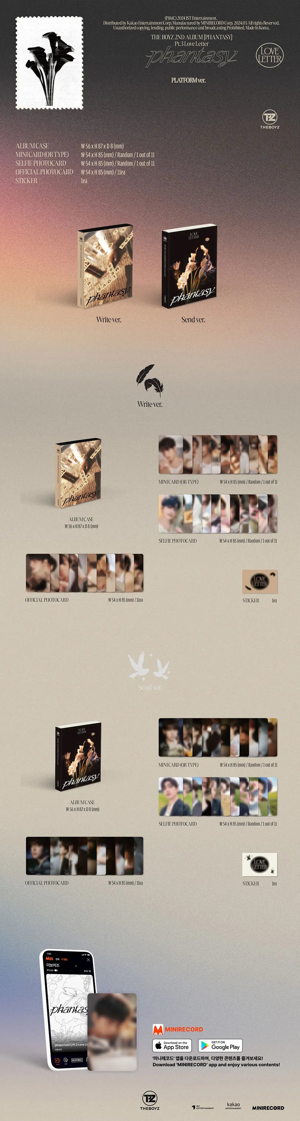 PHANTASY Pt. 3 Lover Letter by The Boyz - Platform Version